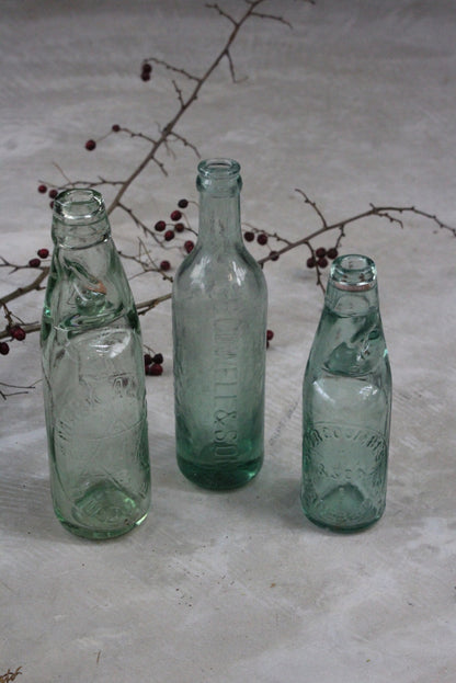 Vintage Glass Codd Bottle - Kernow Furniture