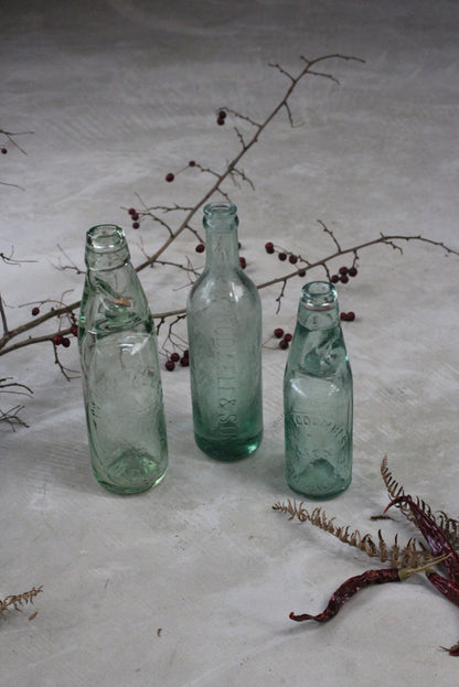 Vintage Glass Codd Bottle - Kernow Furniture