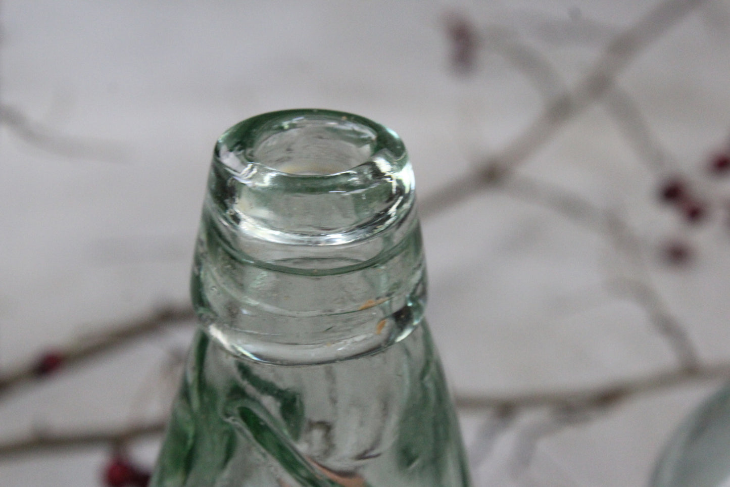 Vintage Glass Codd Bottle - Kernow Furniture