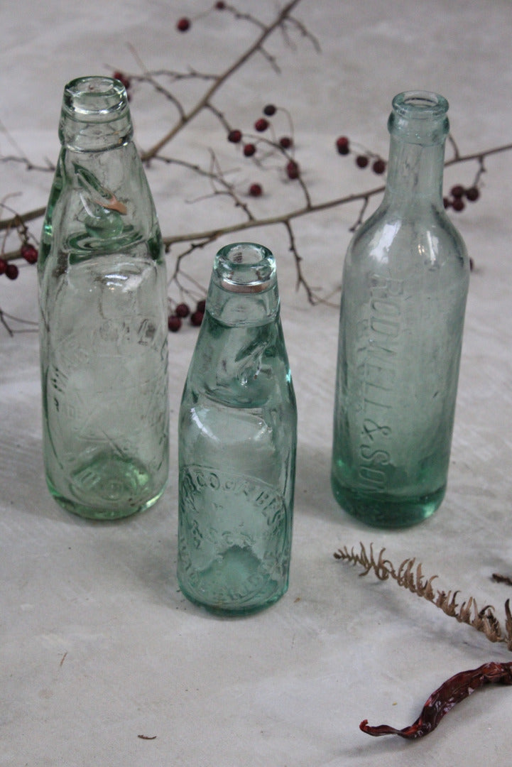 Vintage Glass Codd Bottle - Kernow Furniture