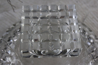 Cut Glass Tazza - Kernow Furniture