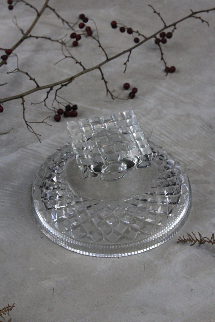 Cut Glass Tazza - Kernow Furniture