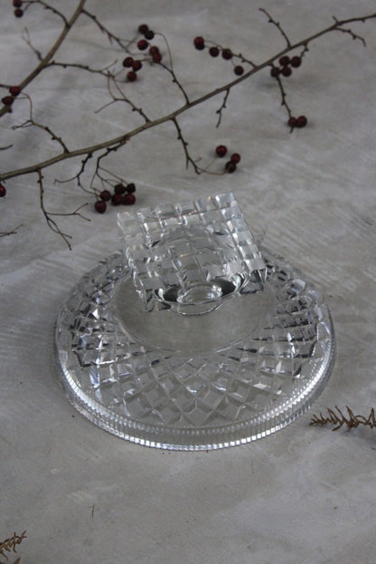 Cut Glass Tazza - Kernow Furniture