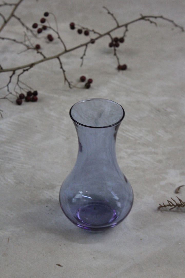 Lilac Glass Vase - Kernow Furniture