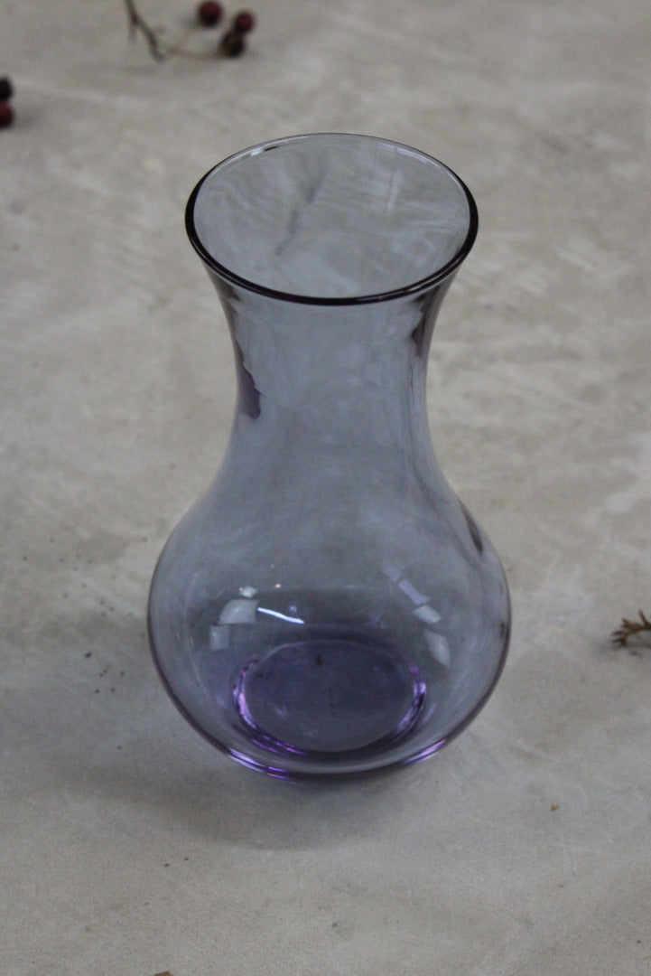 Lilac Glass Vase - Kernow Furniture