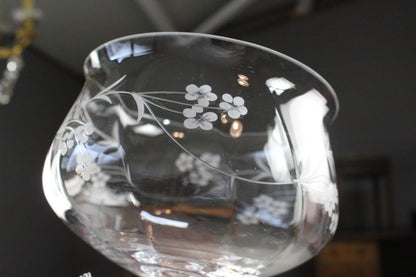 Glass Stemmed Covered Pot - Kernow Furniture