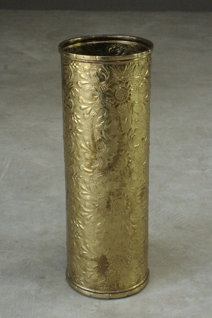 Pressed Brass Umbrella Stand - Kernow Furniture