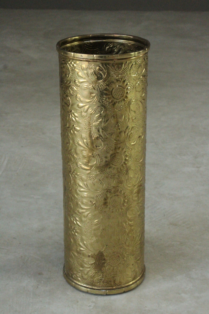 Pressed Brass Umbrella Stand - Kernow Furniture