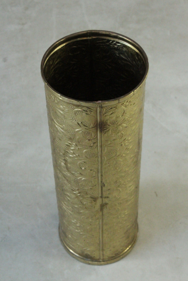 Pressed Brass Umbrella Stand - Kernow Furniture