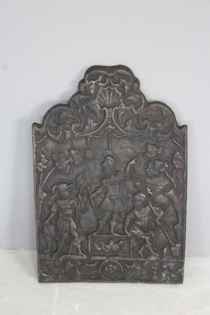 Reproduction Cast Iron Fire Back - Kernow Furniture