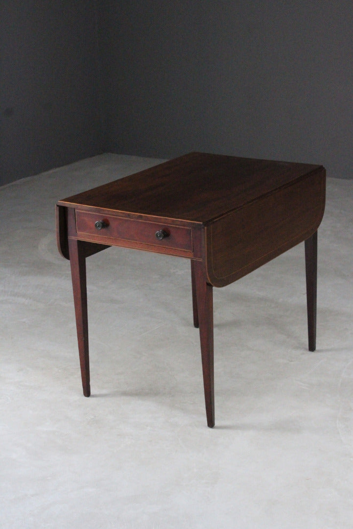 Mahogany Drop Leaf Table - Kernow Furniture