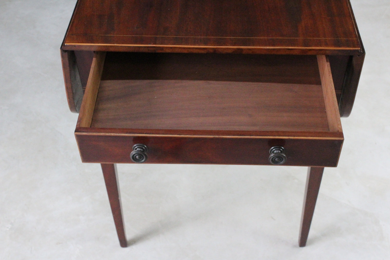 Mahogany Drop Leaf Table - Kernow Furniture