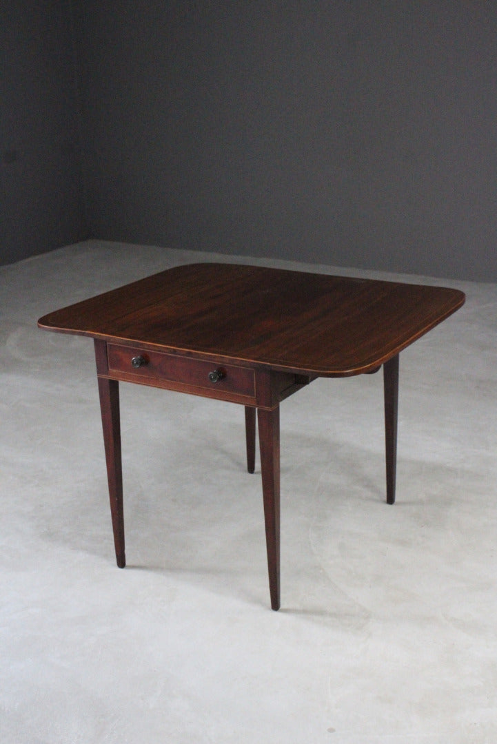 Mahogany Drop Leaf Table - Kernow Furniture