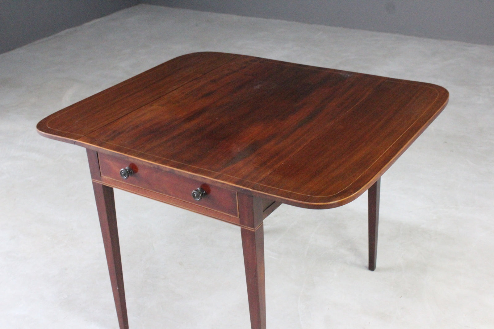 Mahogany Drop Leaf Table - Kernow Furniture