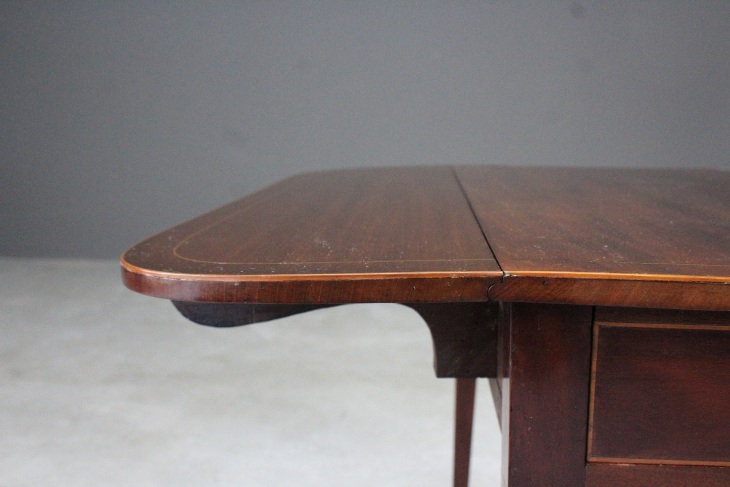 Mahogany Drop Leaf Table - Kernow Furniture