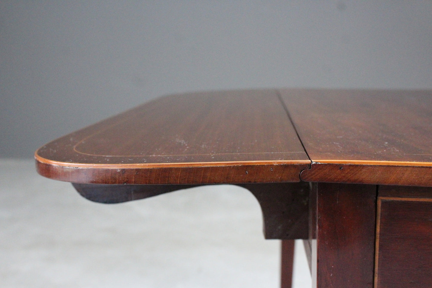 Mahogany Drop Leaf Table - Kernow Furniture