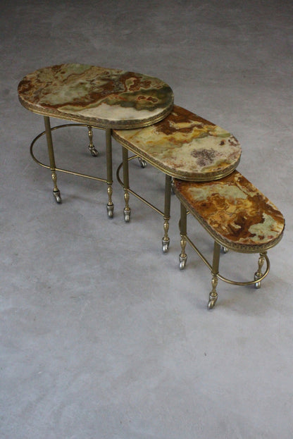 Retro Onyx Nest Tables - Kernow Furniture