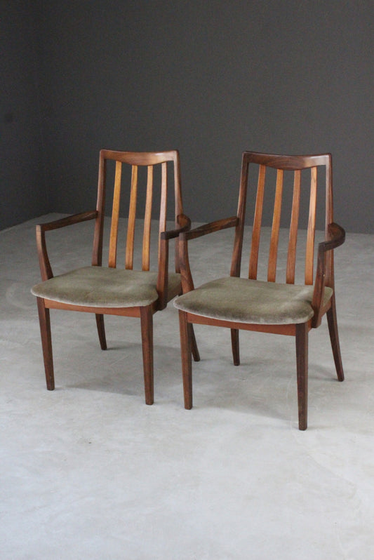 Pair G Plan Fresco Carver Chairs - Kernow Furniture