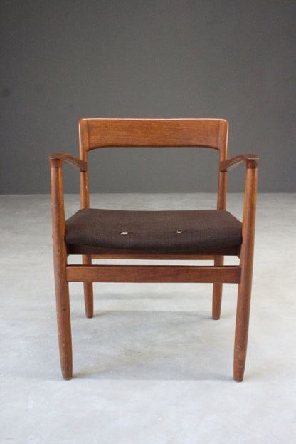 Single Teak Danish Carver Chair - Kernow Furniture