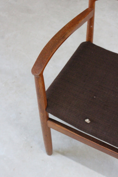 Single Teak Danish Carver Chair - Kernow Furniture