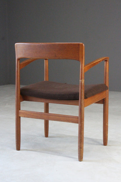 Single Teak Danish Carver Chair - Kernow Furniture