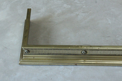 Brass Fire Fender - Kernow Furniture