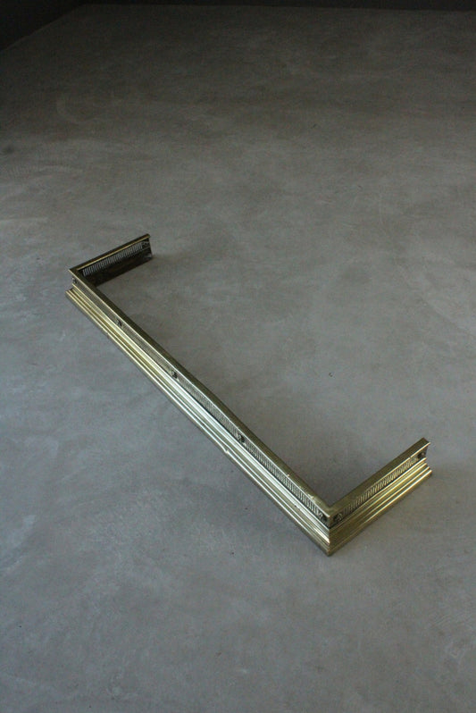 Brass Fire Fender - Kernow Furniture