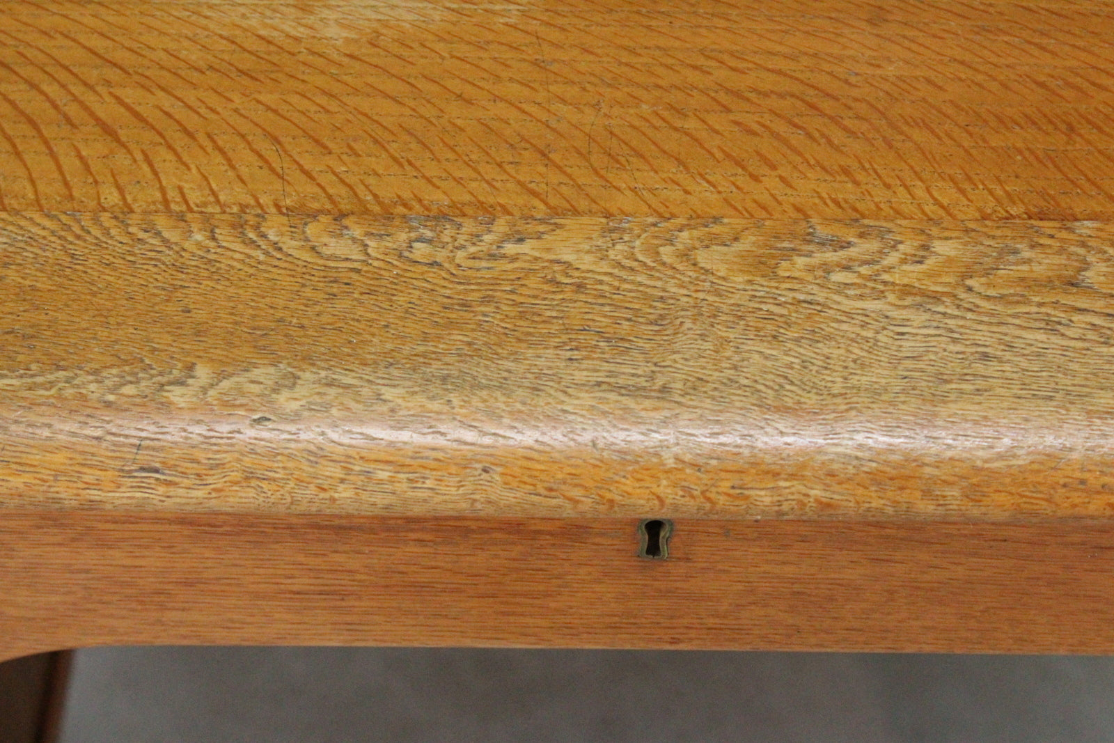 Vintage Oak Desk - Kernow Furniture