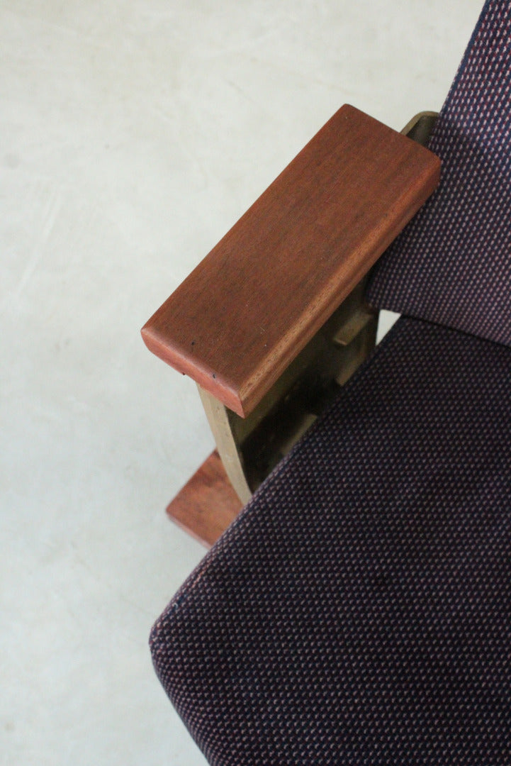 Vintage Folding Cinema Seat - Kernow Furniture