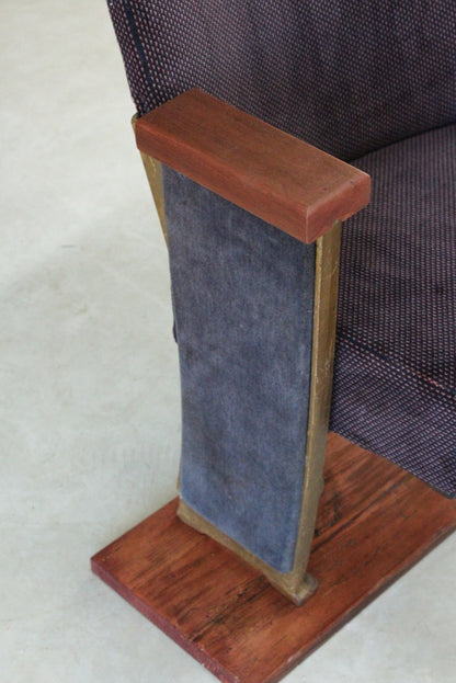 Vintage Folding Cinema Seat - Kernow Furniture