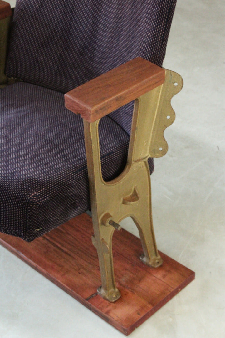 Vintage Folding Cinema Seat - Kernow Furniture