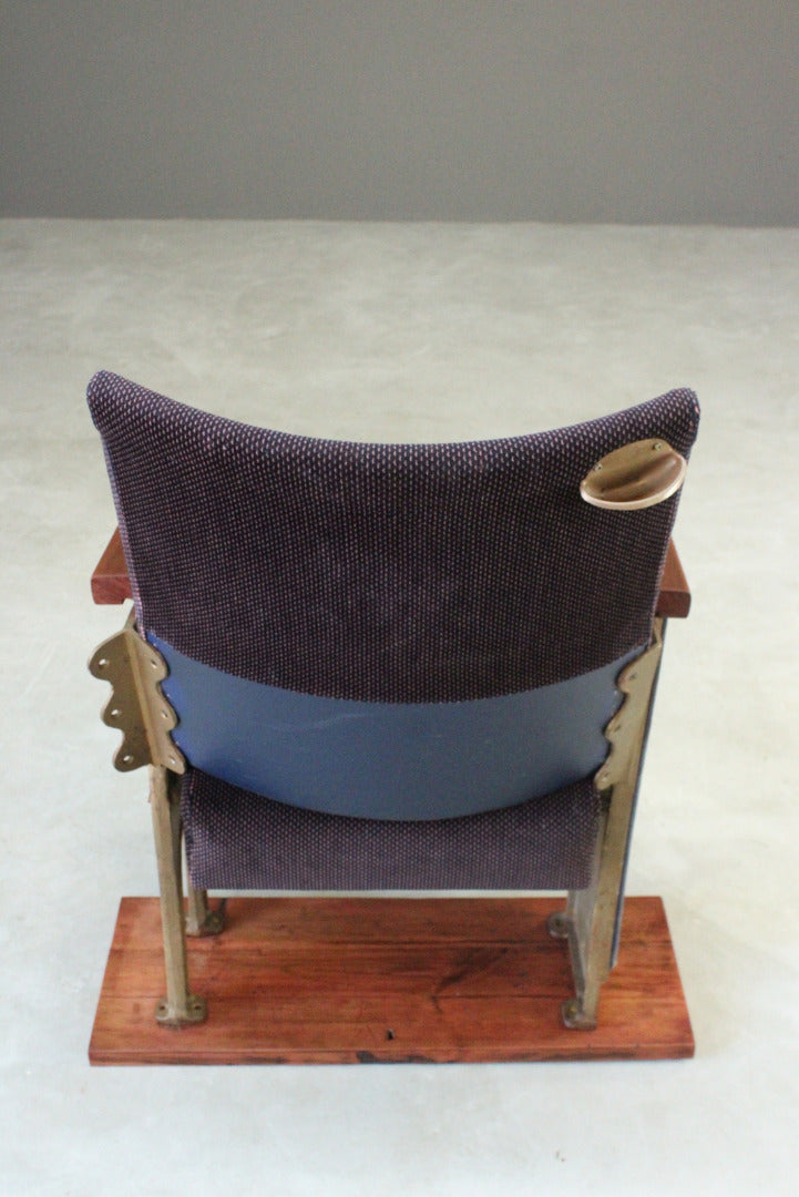 Vintage Folding Cinema Seat - Kernow Furniture