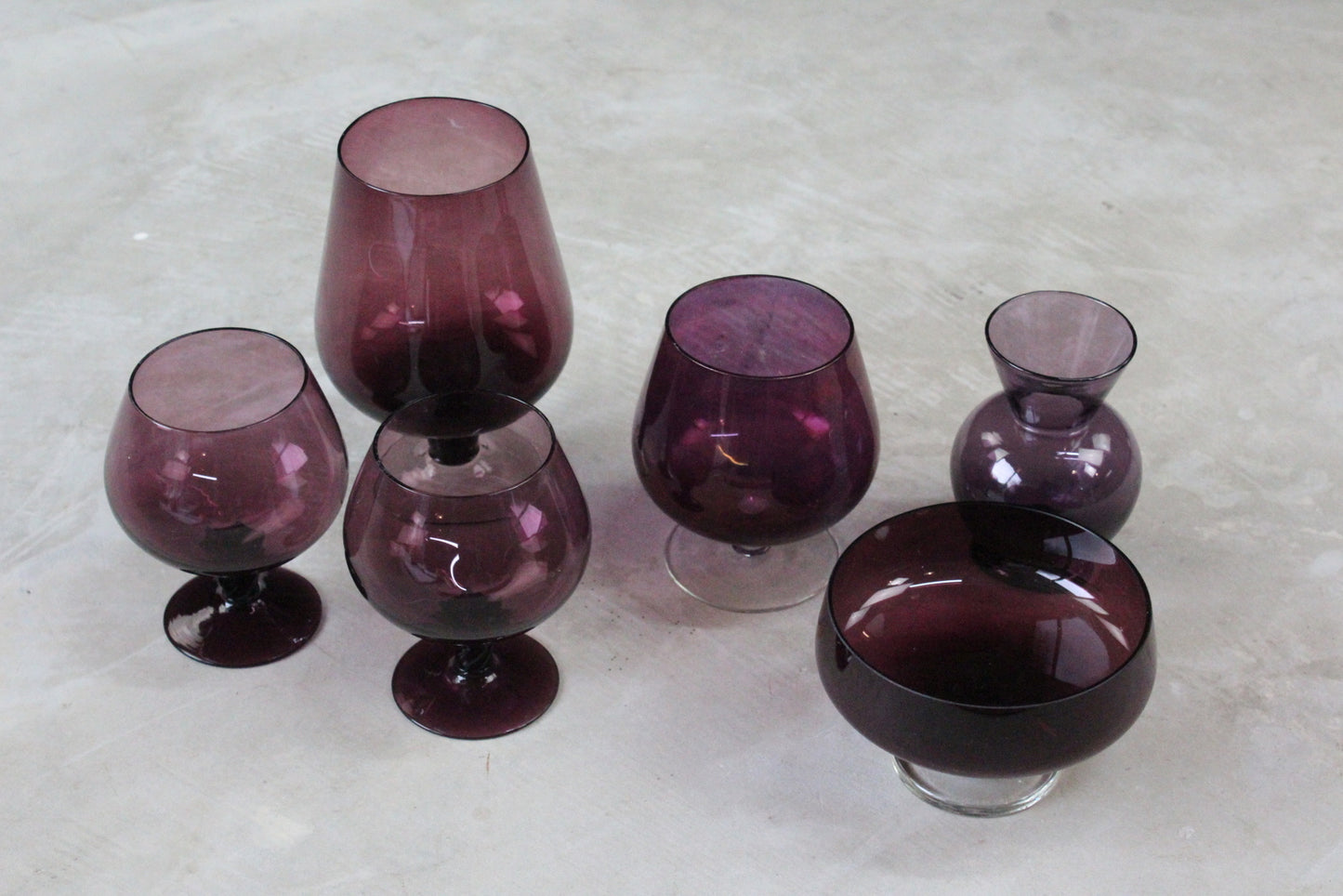 Collection Purple Glass - Kernow Furniture