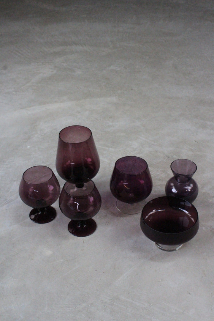 Collection Purple Glass - Kernow Furniture