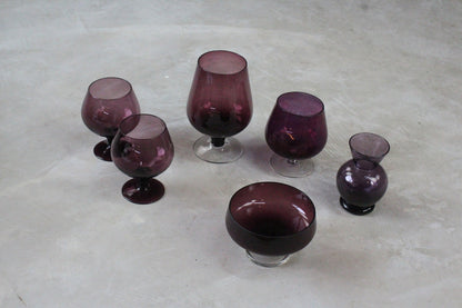 Collection Purple Glass - Kernow Furniture