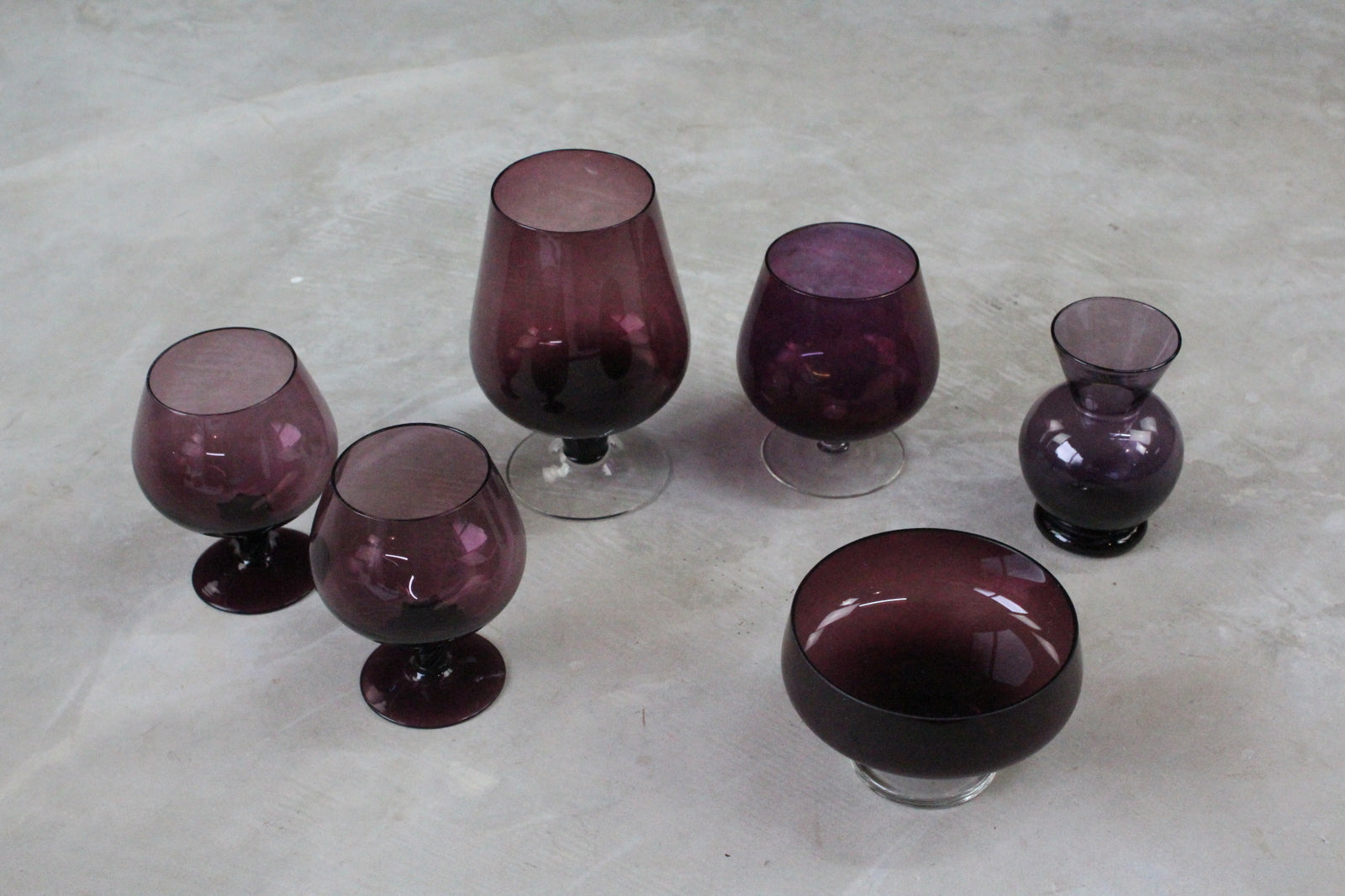Collection Purple Glass - Kernow Furniture