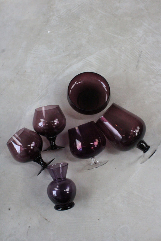 Collection Purple Glass - Kernow Furniture