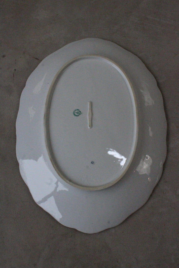 Czech China Oval Serving Plate - Kernow Furniture