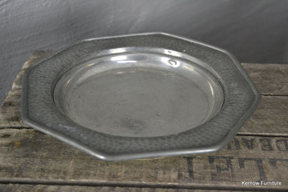 Hammered Pewter Domed Lid Butter Dish - Kernow Furniture