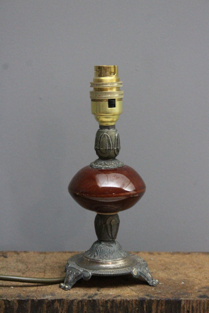 Small Vintage Table Lamp - Kernow Furniture