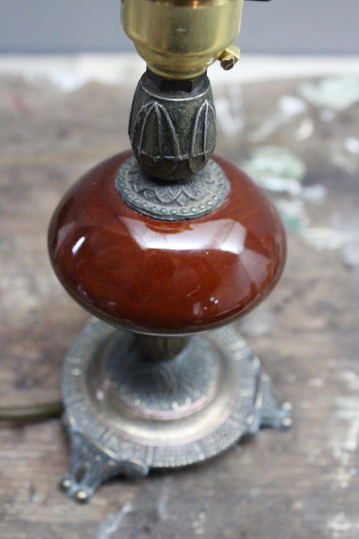 Small Vintage Table Lamp - Kernow Furniture