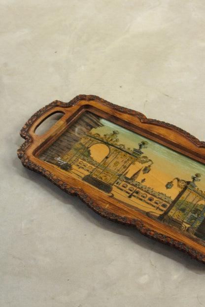 French Souvenir Wooden Tray - Kernow Furniture