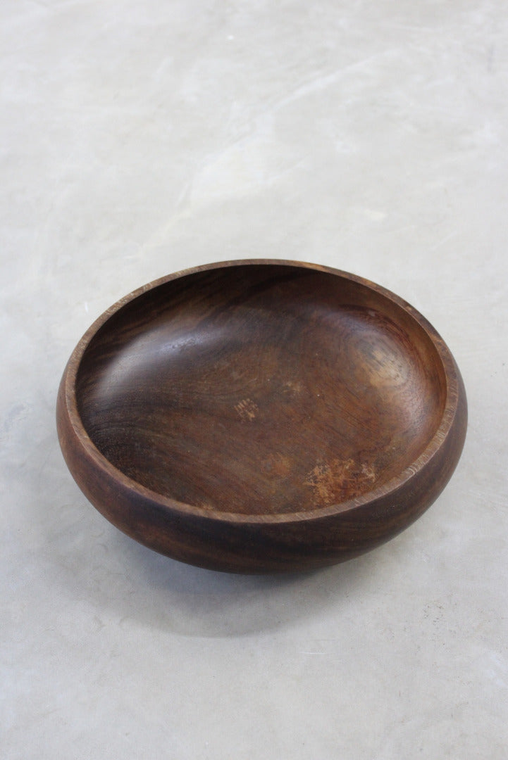 Solid Teak Fruit Bowl - Kernow Furniture