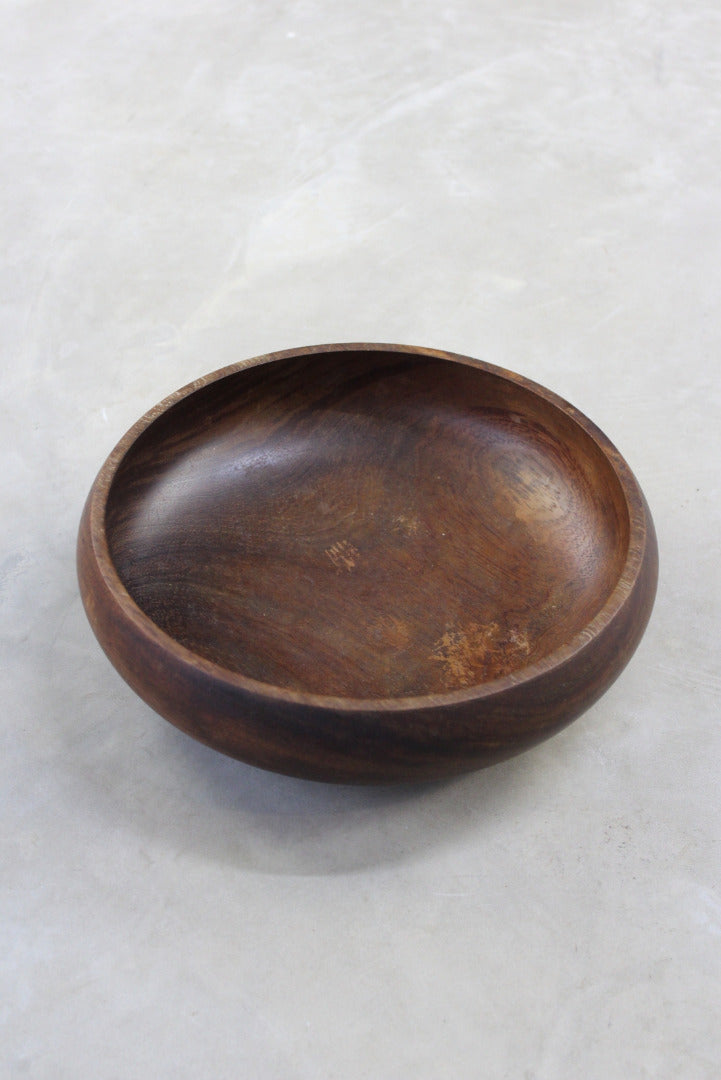 Solid Teak Fruit Bowl - Kernow Furniture