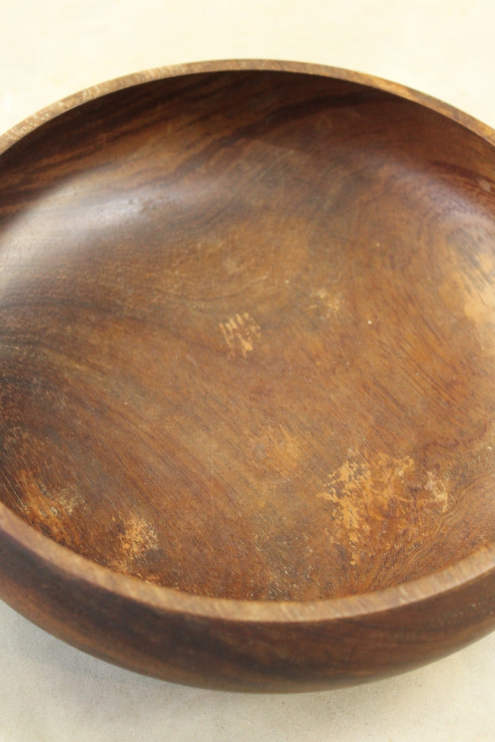 Solid Teak Fruit Bowl - Kernow Furniture