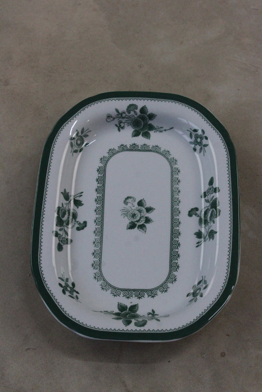 Spode Green Gloucester Dish - Kernow Furniture