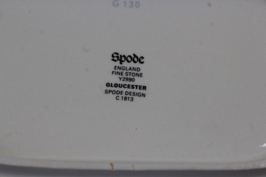 Spode Green Gloucester Dish - Kernow Furniture