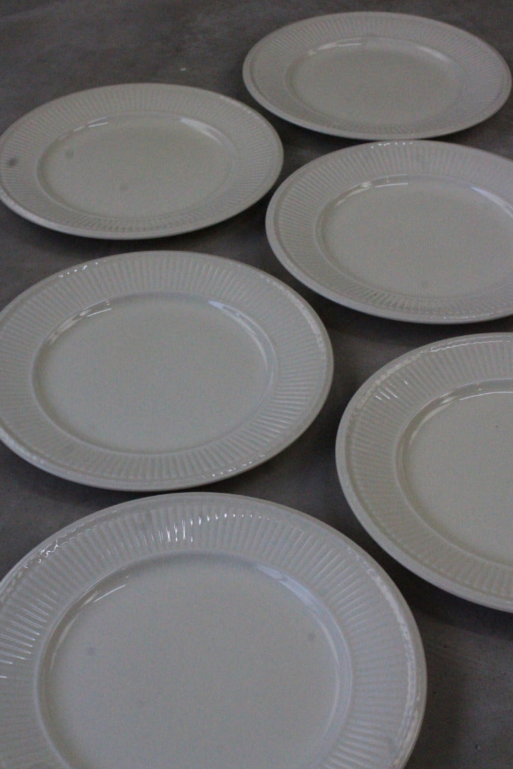 6 Wedgwood Edme Dinner Plates - Kernow Furniture