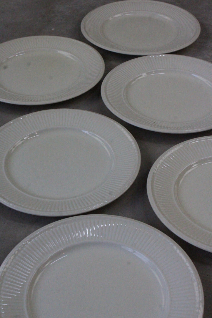 6 Wedgwood Edme Dinner Plates - Kernow Furniture