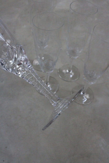 5 Champagne Glasses - Kernow Furniture